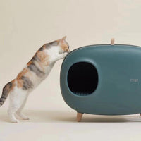 Makesure Cat Litter Box - MOSS GREEN - Pet Supplies - PawPawDear
