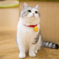 Doraemon Adjustable Wool Bell Collar