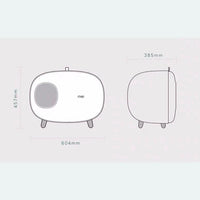 Makesure Cat Litter Box - WHITE - Pet Supplies - PawPawDear