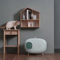 Makesure Cat Litter Box - BLUE - Pet Supplies - PawPawDear