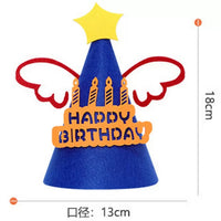 Happy Birthday My Little Angel Felt Hat
