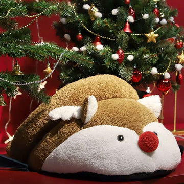 Christmas Reindeer Comfy Pet Bed