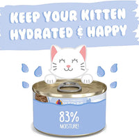 【WERUVA - Kitten】Cat Can - Minced Chicken & Pumpkin in Gravy 3oz