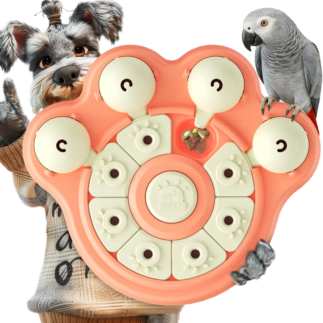 【KADTC】Puppy Puzzle Fun Interactive Feeder (Hardness Level 1)