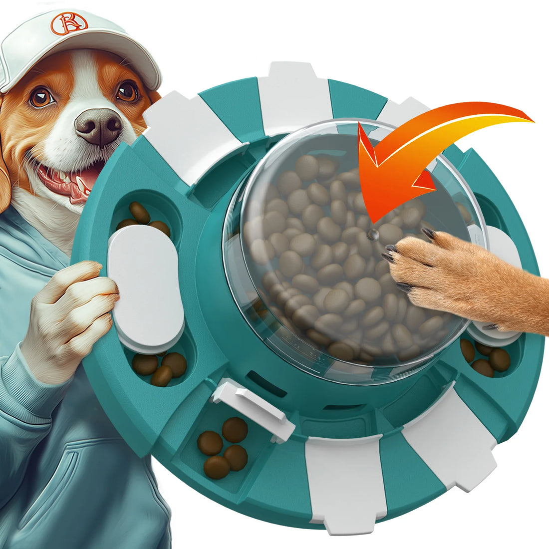 【KADTC】Press & Discover Interactive Puzzle Feeder (Hardness Level 2)