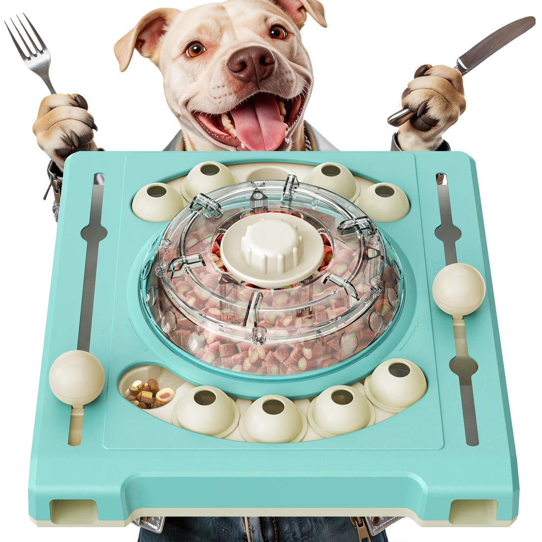 【KADTC】DJ Console Interactive Puzzle Feeder (Hardness Level 2)