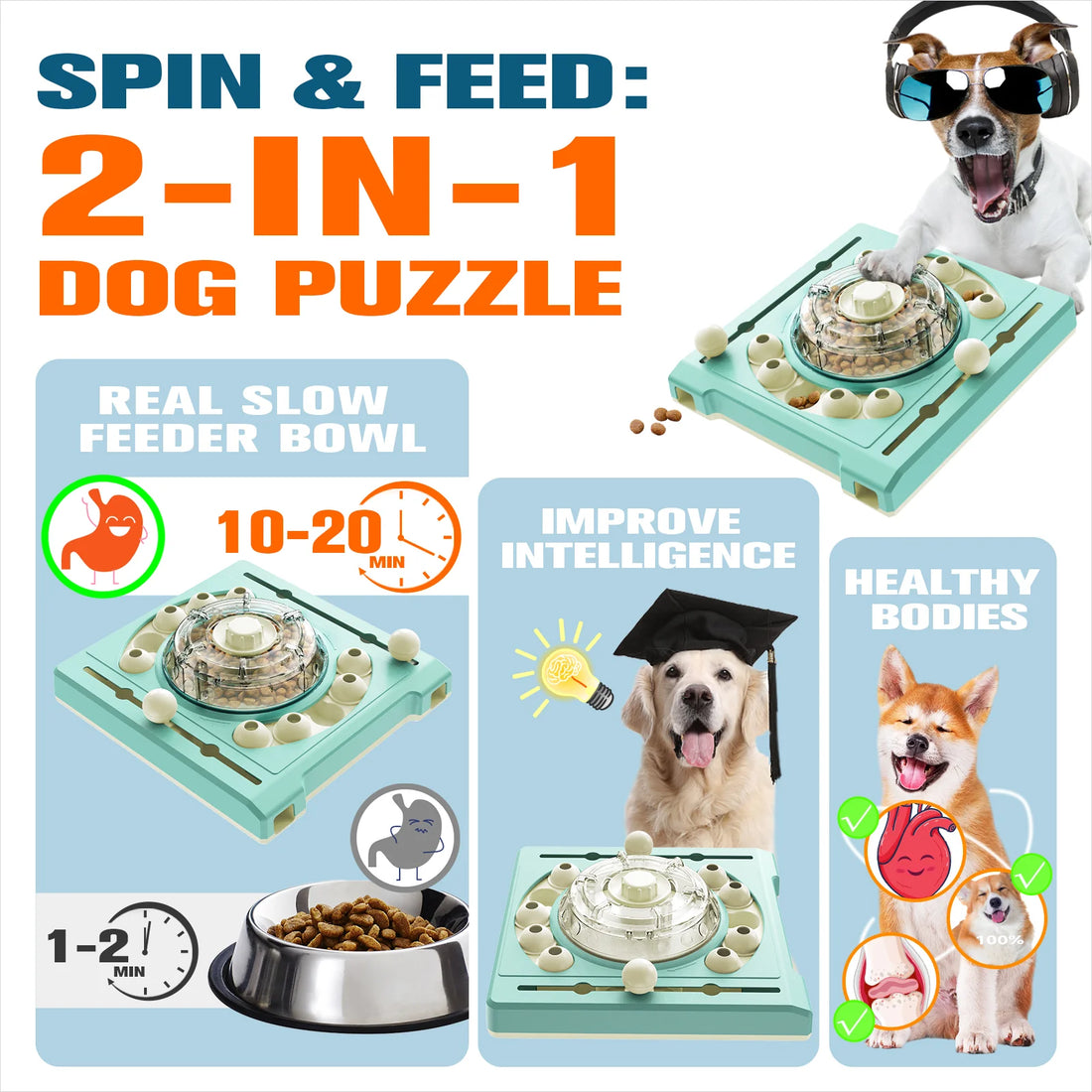 【KADTC】Press & Discover Interactive Puzzle Feeder (Hardness Level 2)