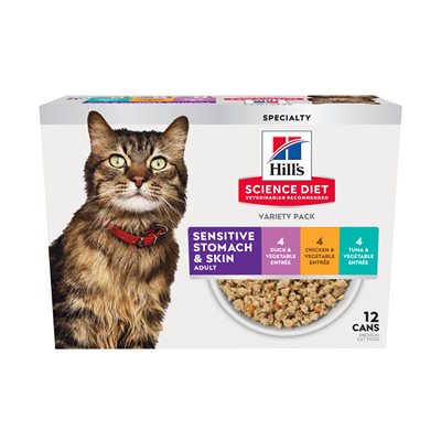 【Hills】Adult Cat Sensitive Stomach & Skin - Tuna - 2.9oz