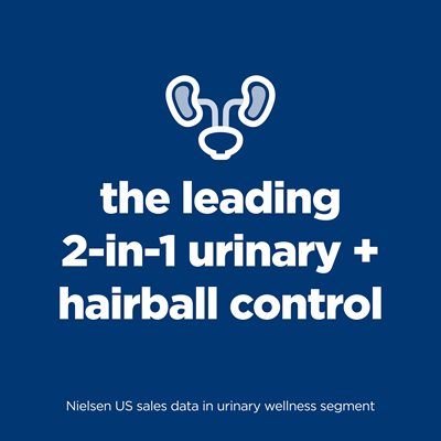 【Hills】 Adult Cat Urinary & Hairball Control - Vegetable & Tuna - 2.9oz