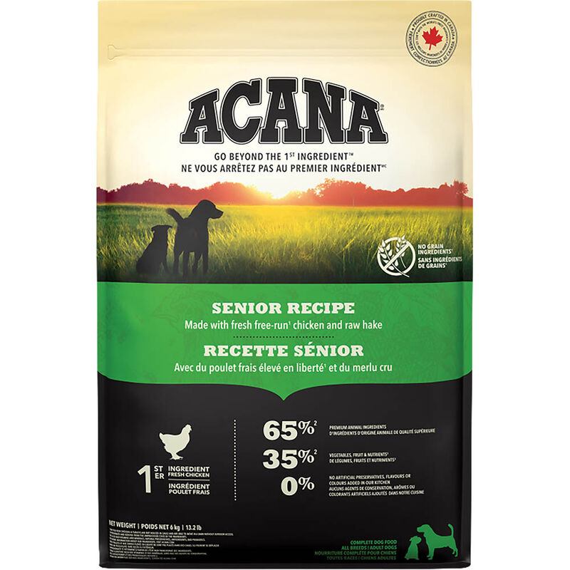 【Acana】Dog Dry Food - Senior Recipe - 2kg & 6kg