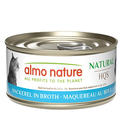 【Almo Nature】Canned Cat Food - Mackerel - 2.5 oz
