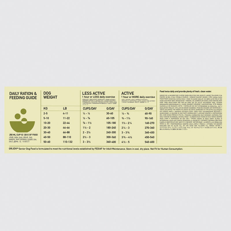 【Orijen】Dog Dry Food- Senior Dog -11.4kg