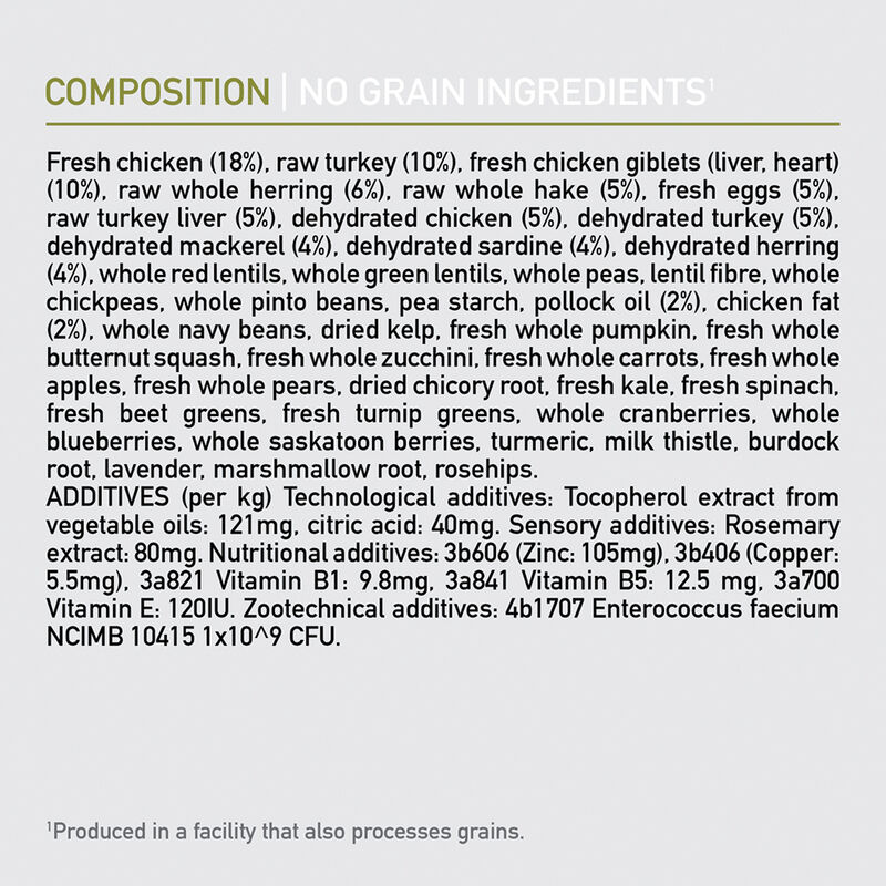 【Orijen】Dog Dry Food- Senior Dog -11.4kg