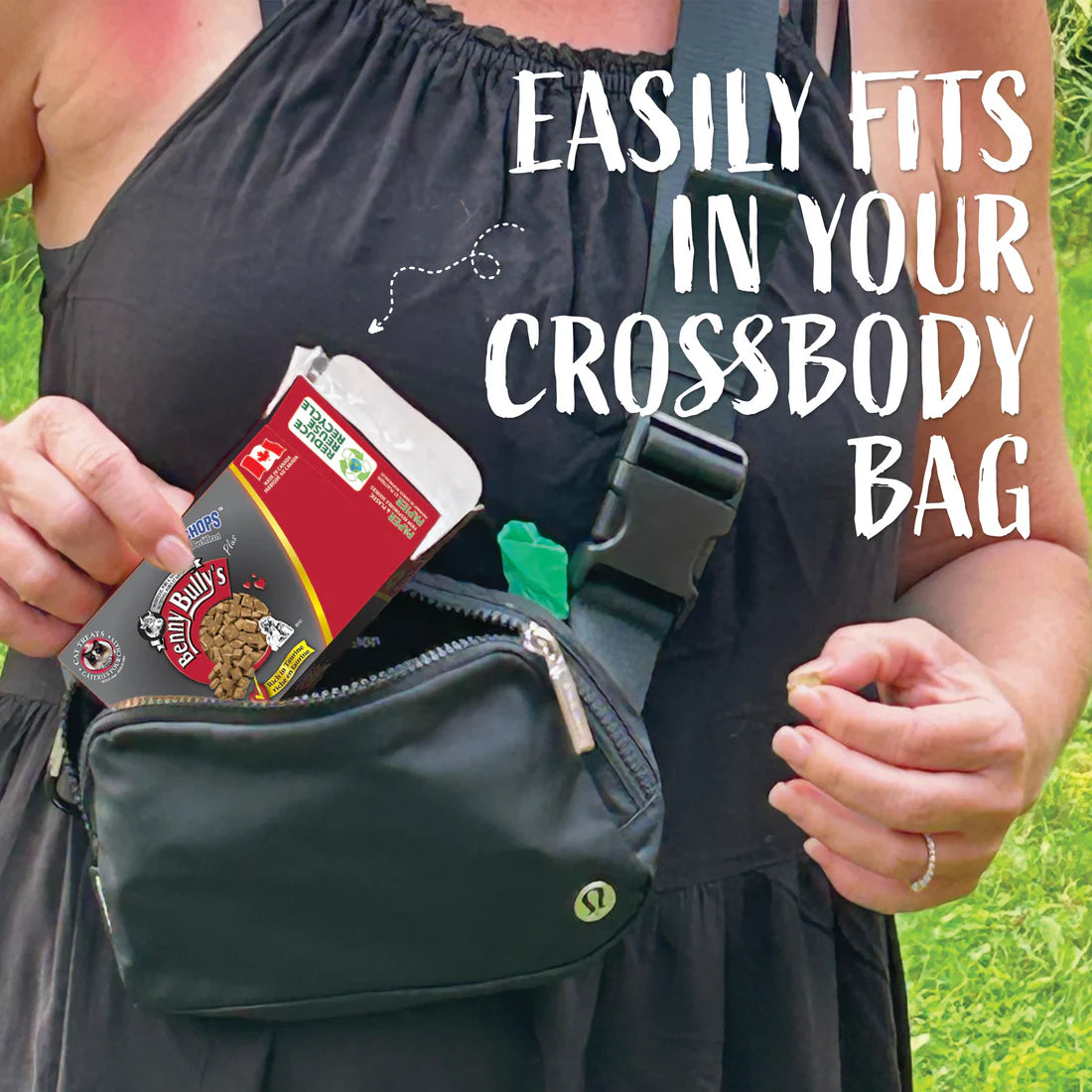 【Benny Bully's】Mini Chops Cat Treats Beef Liver Plus Beef Heart -  0.6oz / 18g