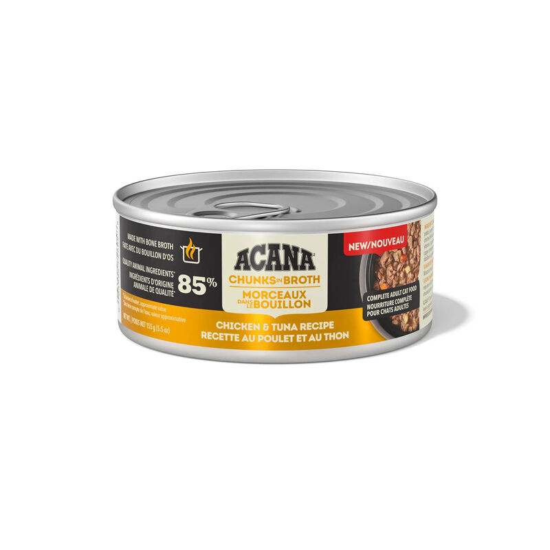 【Acana】Cat Wet Food - Chunks in Broth - Chicken + Tuna Recipe-155g