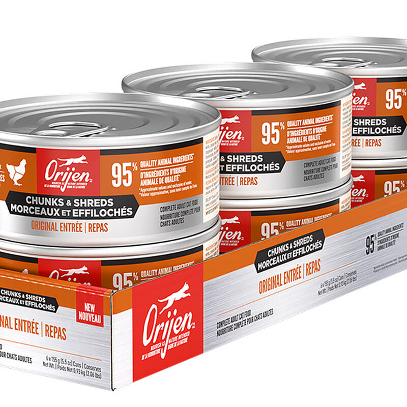 【Orijen】Cat Wet Food - Chunks + Shreds- Salmon + Chicken Entrée- 155g