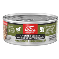 【Orijen】Cat Wet Food - Chunks + Shreds - Duck + Liver Entrée -155g