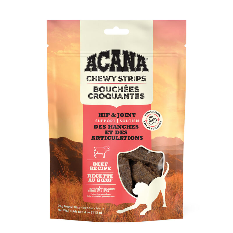 【Acana】Dog Chewy Strips Treats Beef Recipe - 113g