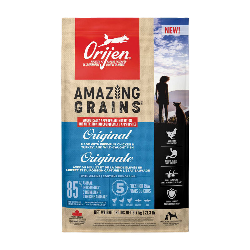 【Orijen】Dog Dry Food- Amazing Grains Original - 1.8kg & 9.7kg