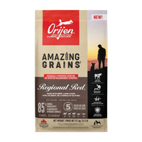 【Orijen】Dog Dry Food- Amazing Grains Regional Red - 1.8kg & 9.7kg