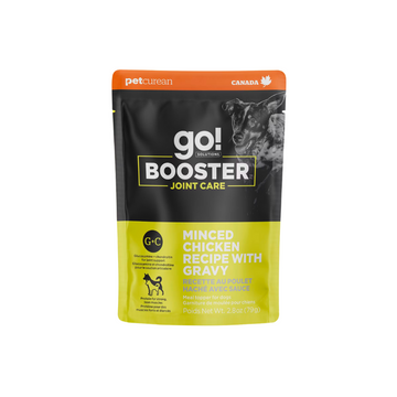 【20% OFF - DOG】NEW* GO! BOOSTER JOINT HEALTH - MINCED CHICKEN WITH GRAVY BOOSTER