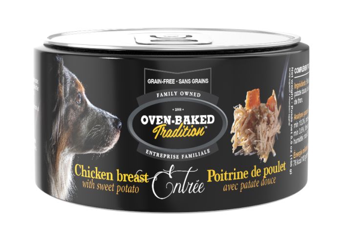 【Oven Baked Tradition】Dog Chicken Breast Entrée With Sweet Potato 5.5oz / 155g