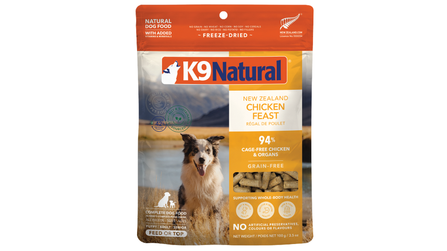 【K9 Natural】Dog - Freeze-Dried Food - Chicken Feast