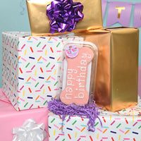 【Bosco and Roxy‘s BNR】Prepackaged Large Happy Birthday Bone | Birthday