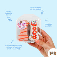 【Bosco and Roxy‘s BNR】Prepackaged 4pk Woof It Up Bones | Birthday
