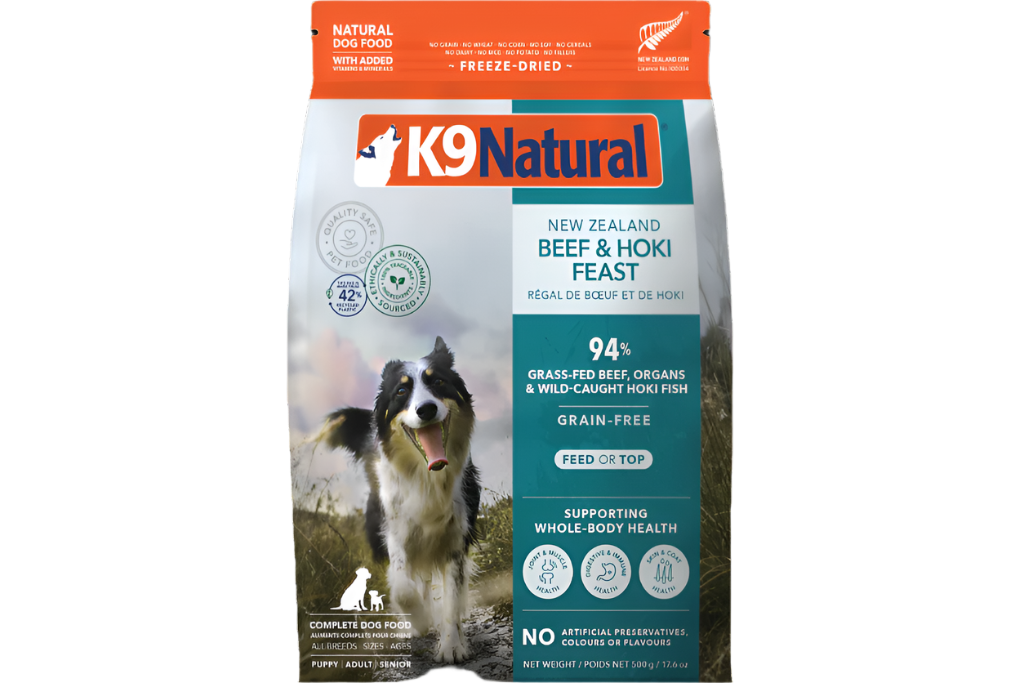 【K9 Natural】Dog - Freeze-Dried Food - Hoki & Beef