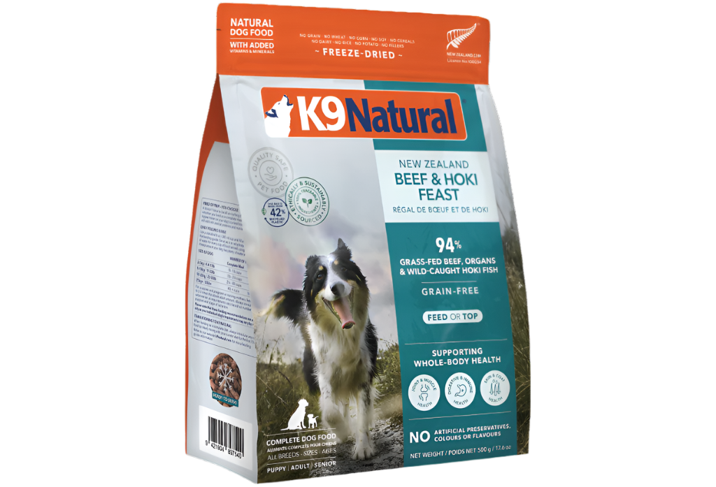 【K9 Natural】Dog - Freeze-Dried Food - Hoki & Beef