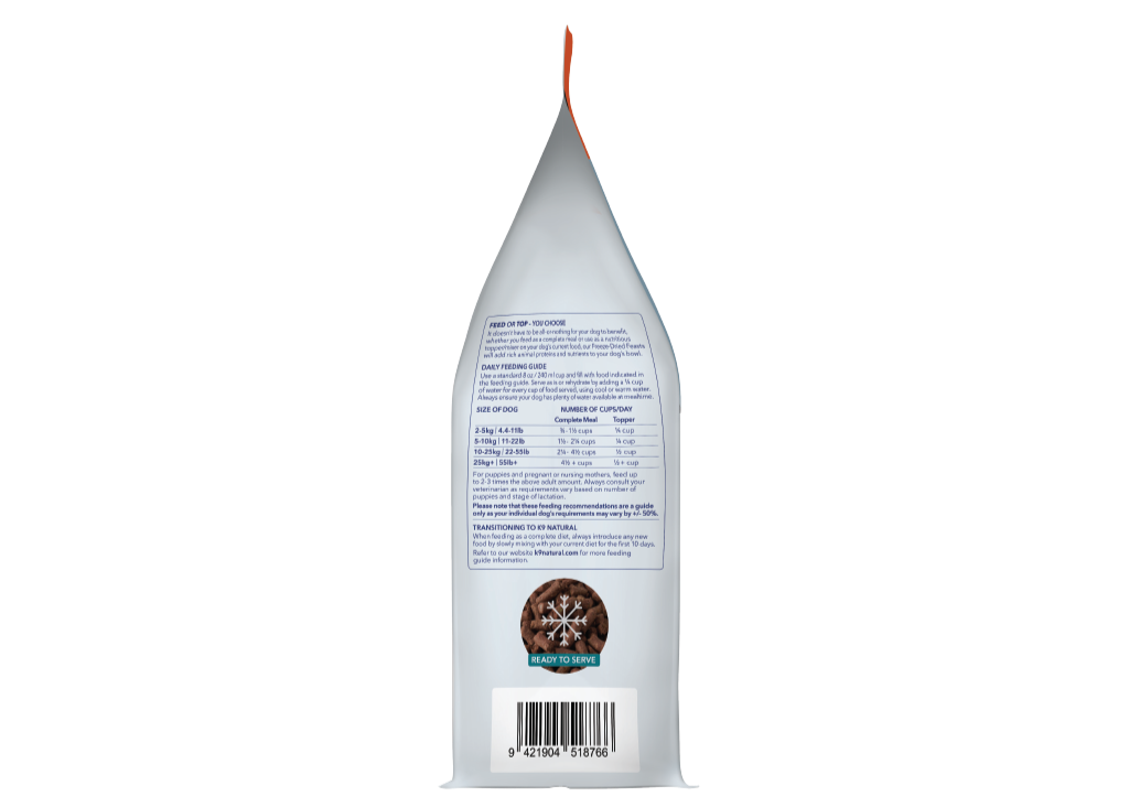 【K9 Natural】Dog - Freeze-Dried Food - Hoki & Beef