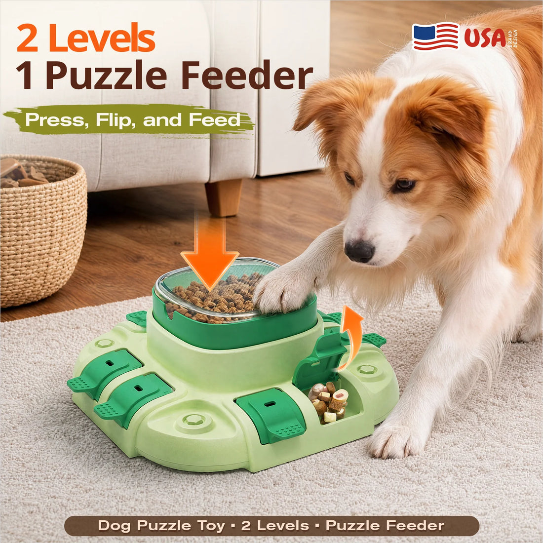 【KADTC】Food Castle Interactive Puzzle Feeder (Hardness Level 2)