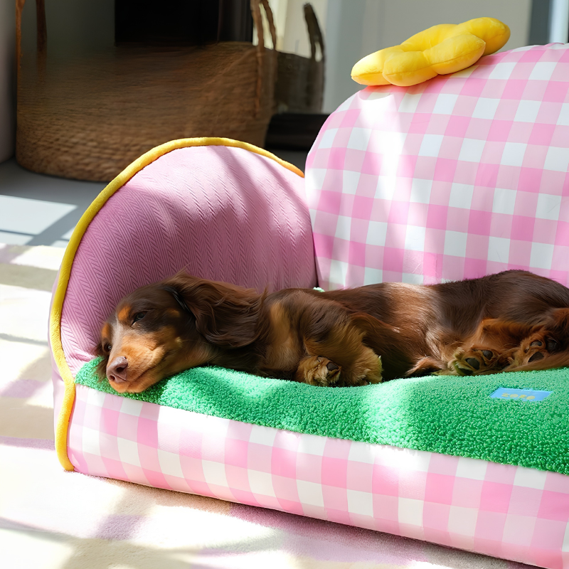 【Zeze】Floral Pet Sofa Bed