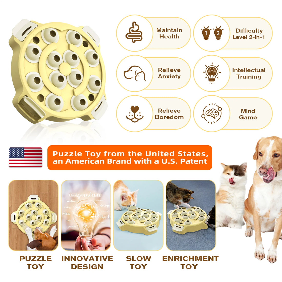 【KADTC】Smart Maze Interactive Puzzle Feeder (Hardness Level 1)