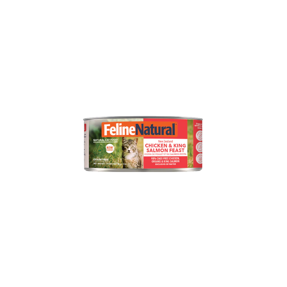 【K9 / Feline Natural】Chicken & King Salmon Feast Canned Cat Food