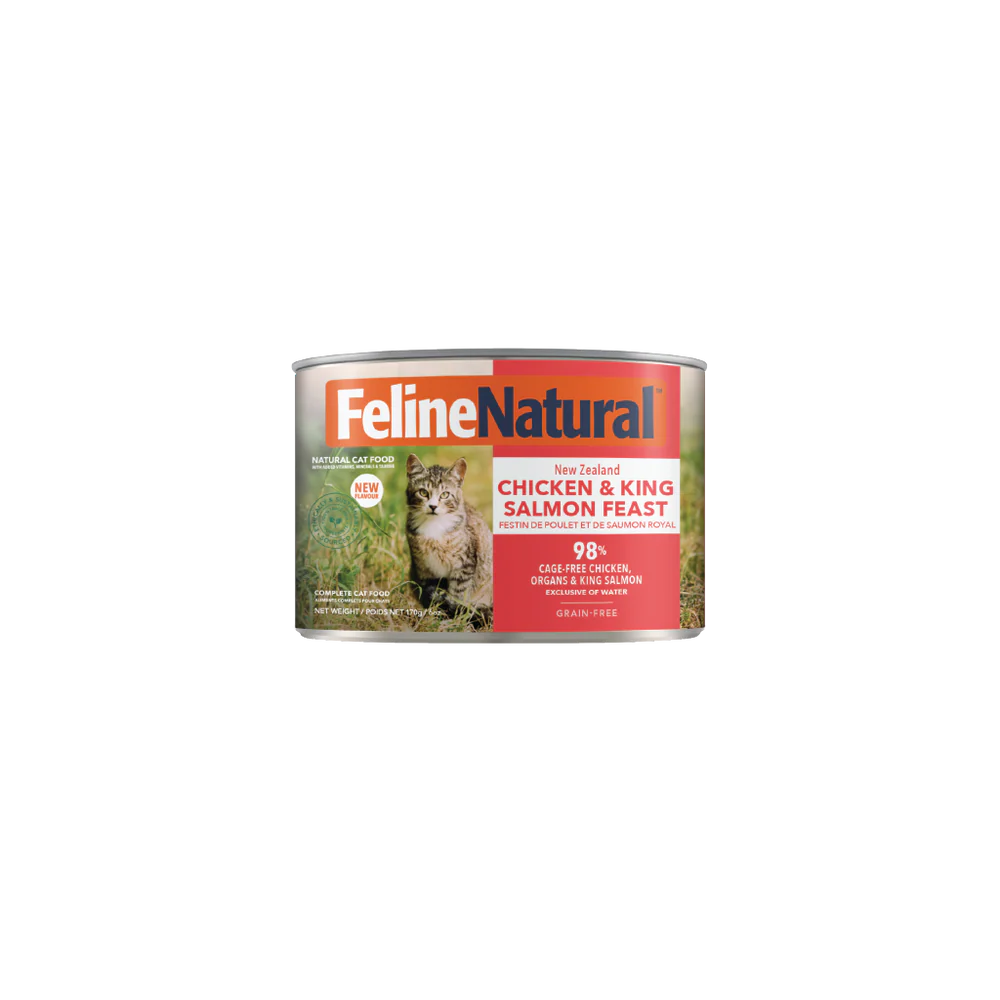 【K9 / Feline Natural】Chicken & King Salmon Feast Canned Cat Food