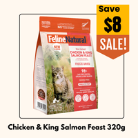 【April Special：$ 8 off】 Feline Natural Cat Freeze Dried Food 320g