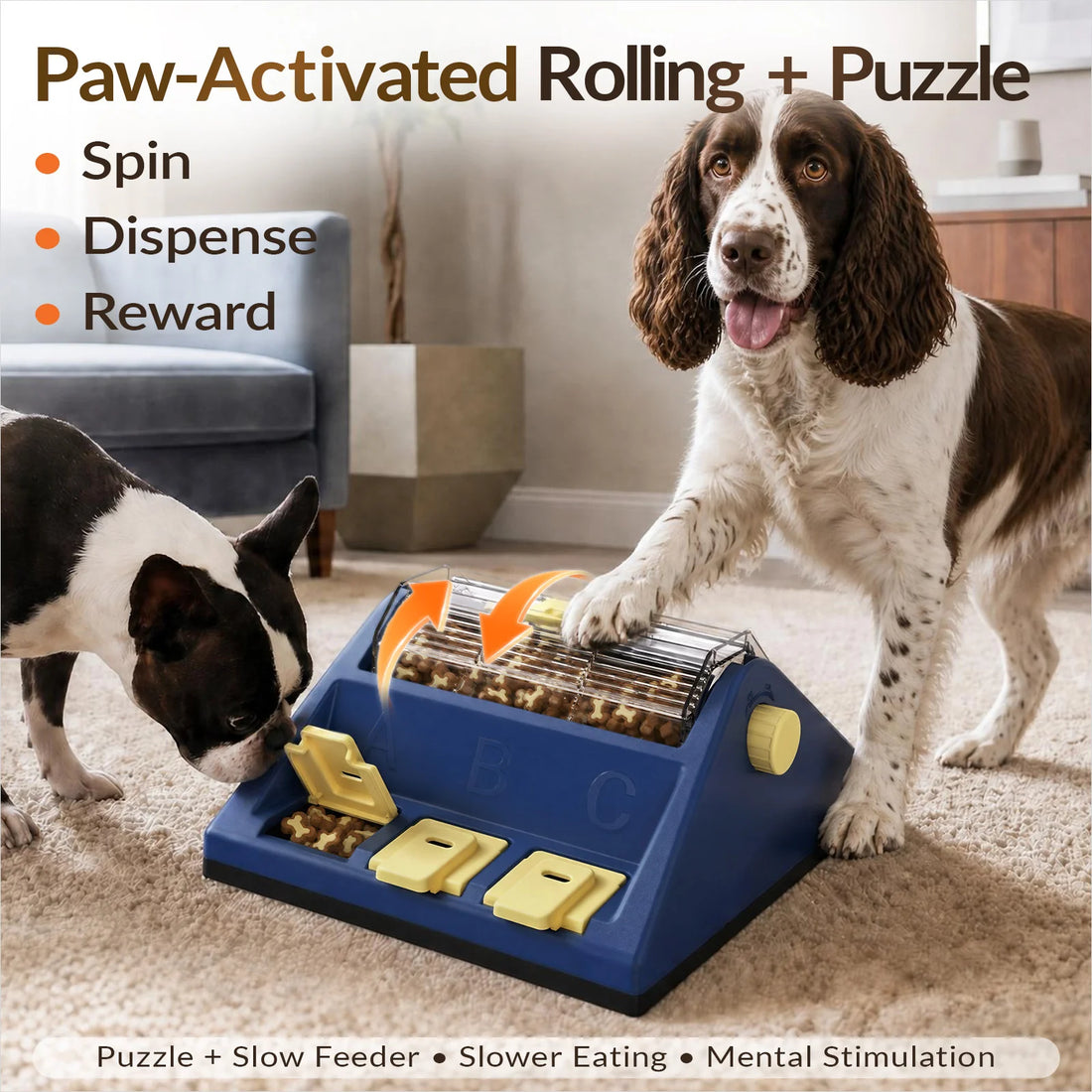 【KADTC】Smart Rotating Treat Dispenser Puzzle (Hardness Level 3)