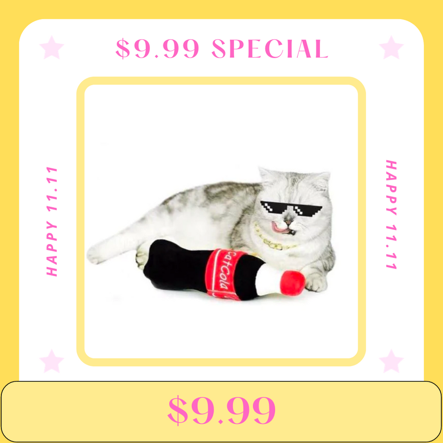 【Flash Sale】Meowcard Catnip Cat Toy - COLA