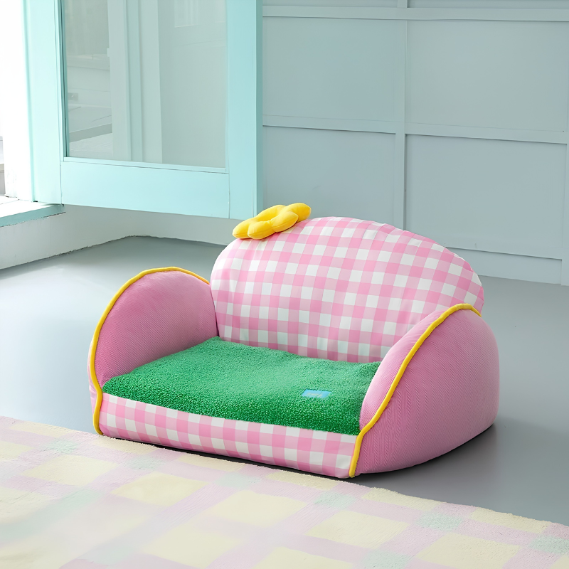 【Zeze】Floral Pet Sofa Bed