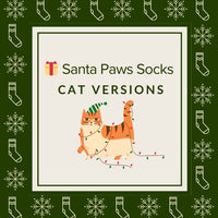Santa Paws Socks - Cat Versions