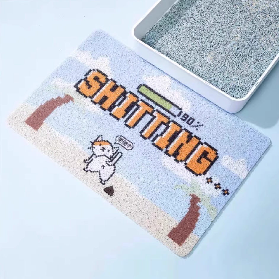 “90%" Non-Slip Anti Tracking Pet Litter Mat