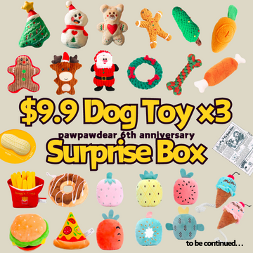 【6th Anniversary】$9.9 Dog Toy Surprise Box