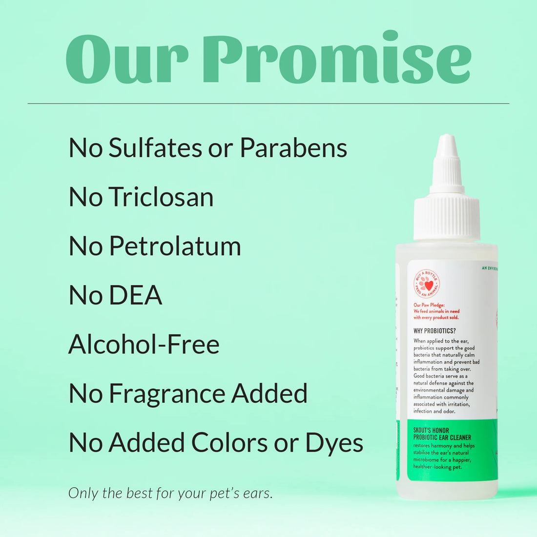Skout‘s Honor｜Probiotic Ear Cleaner with Aloe Vera - 118ml