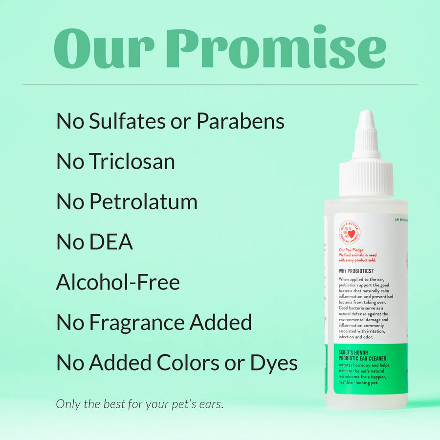 Skout‘s Honor｜Probiotic Ear Cleaner with Aloe Vera - 118ml