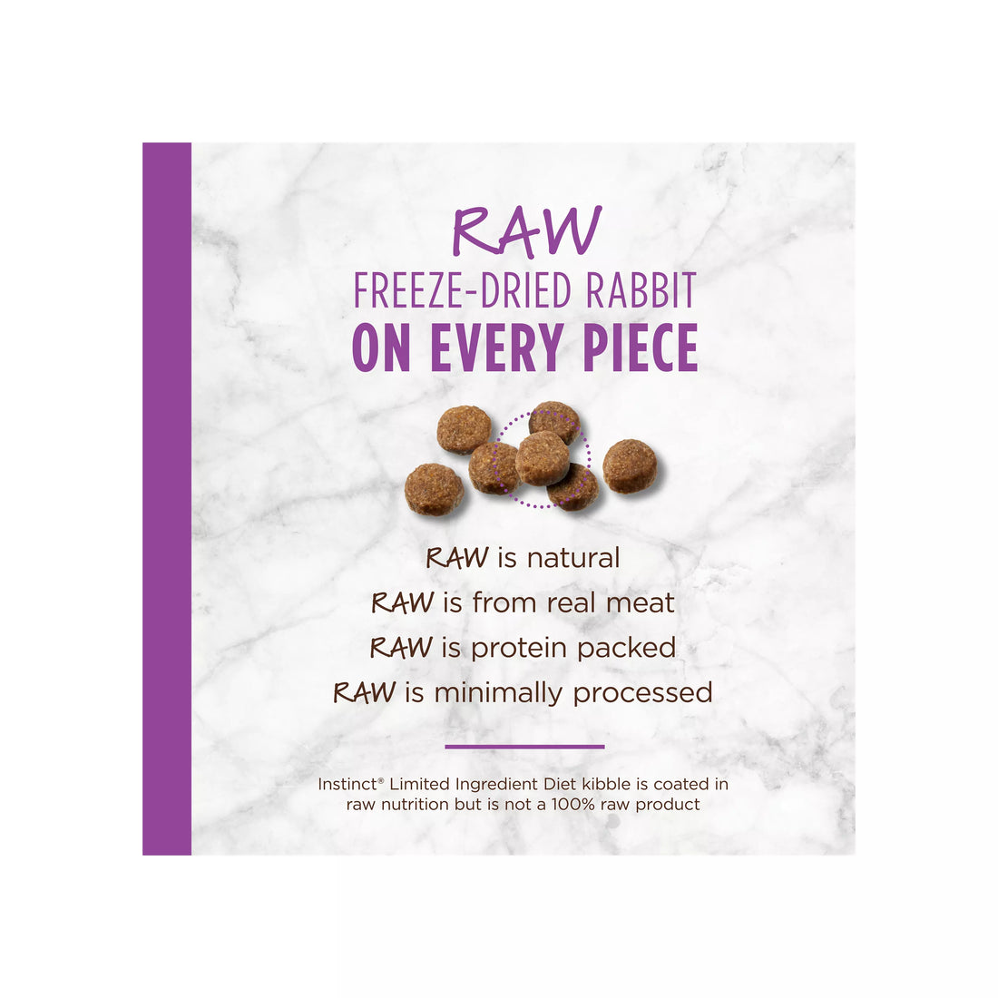 【INSTINCT】Limited Ingredient Diet Gain Free Dry Food with Rabbit - Cats - 10lbs