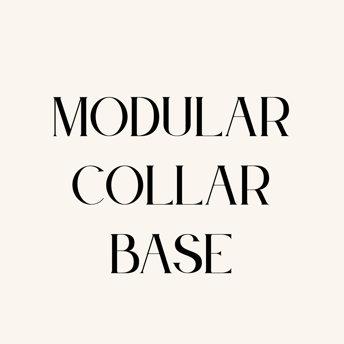 【Mori Cat】Collar base