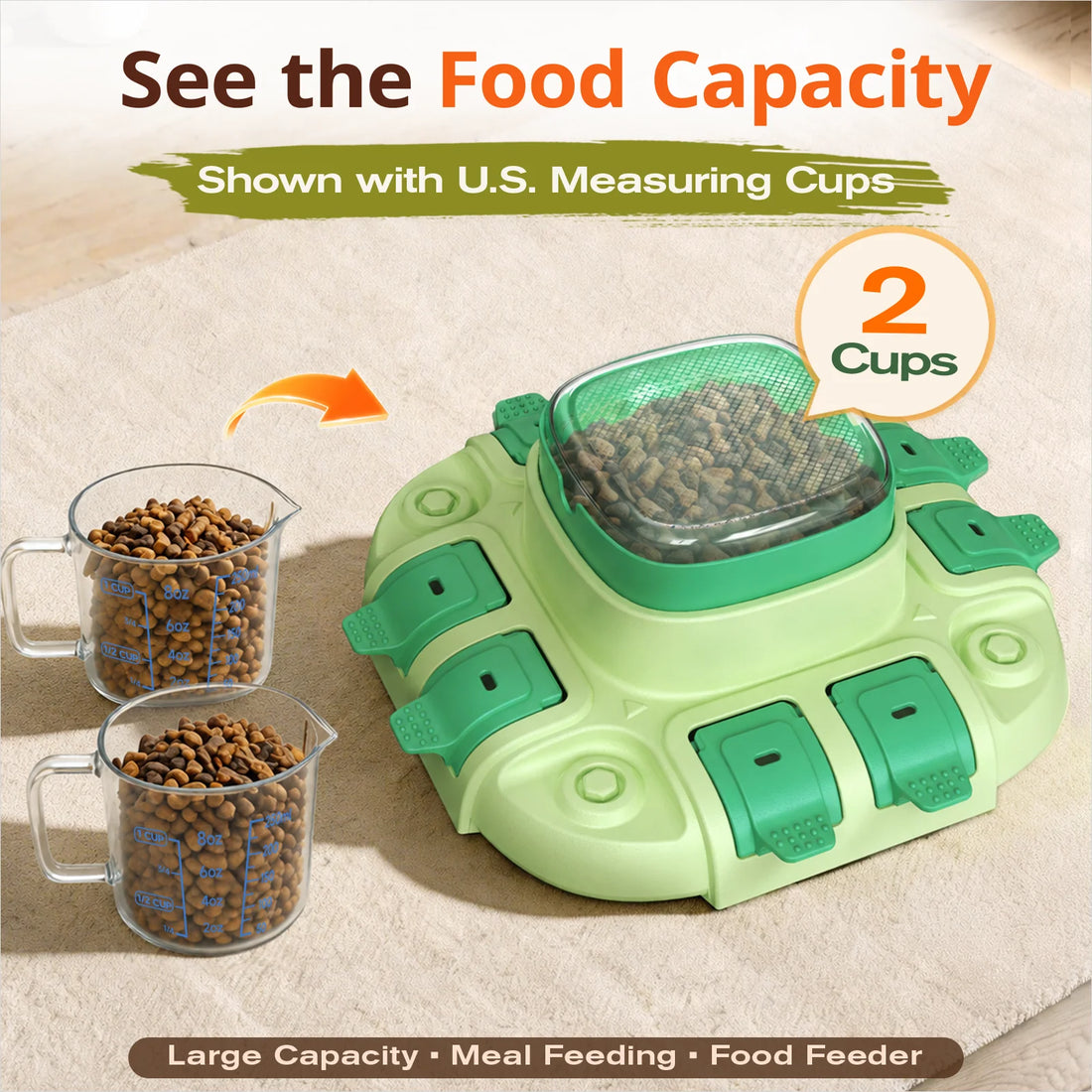 【KADTC】Food Castle Interactive Puzzle Feeder (Hardness Level 2)