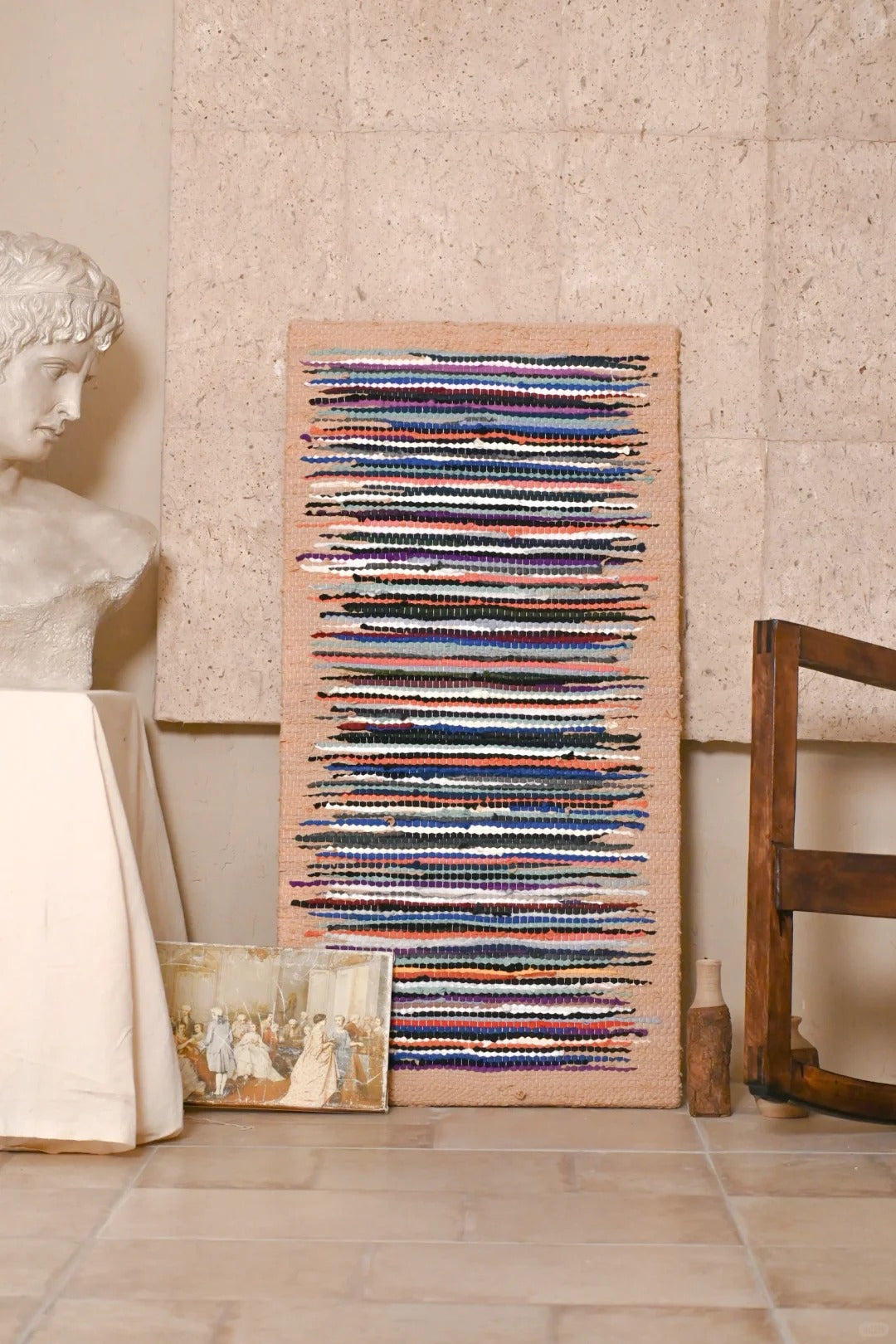 Paw-Stroke Woven Cat Scratch Art Board